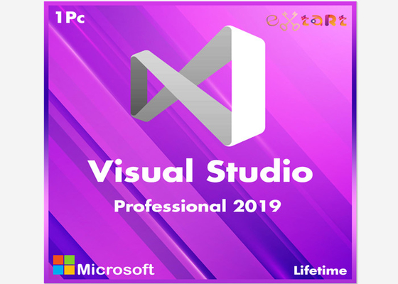 1,8 llave global profesional de Microsoft Visual Studio 2019 del gigahertz