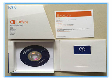 DVD inglés 2013 de la caja de la venta al por menor de la llave electrónica del producto de Microsoft Office de la versión
