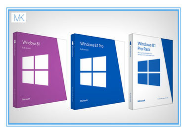 Windows original 8,1 paquete del OEM de la llave del producto de 64 pedazos con la llave electrónica del DVD