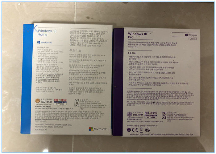 Versión completa casera coreana/inglesa/del francés 32 de Windows 10 favorable y USB 64-bit 3,0