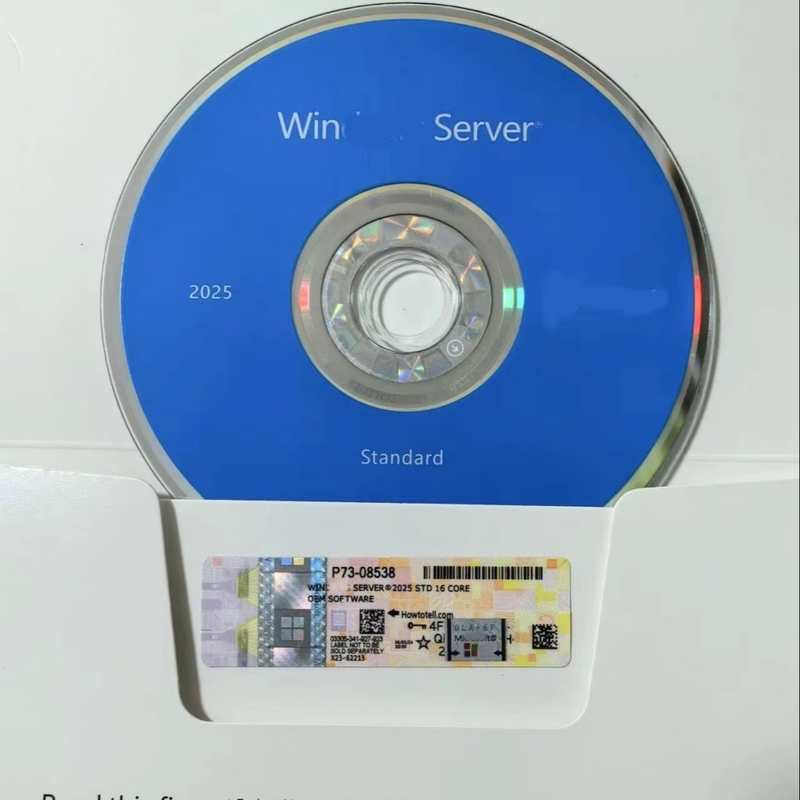 12 TB Soporte máximo de memoria virtual y virtualización Hyper-V MS Server 2025 STD para compras B2B