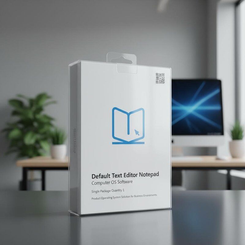 Editor de texto predeterminado Bloc de notas Software del sistema operativo del ordenador Paquete único Cantidad 1 Solución del sistema operativo del producto para entornos empresariales