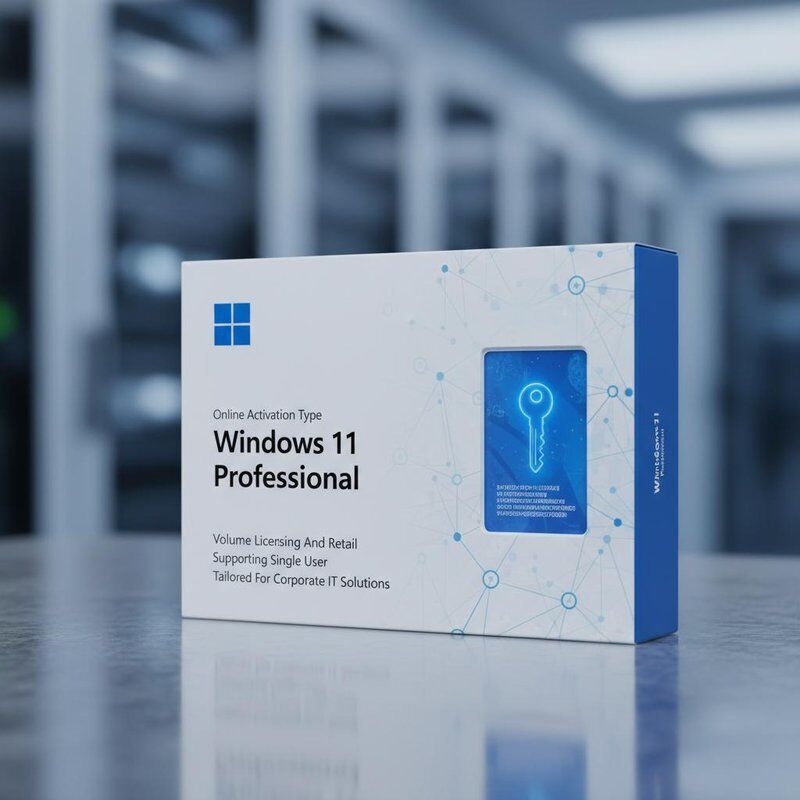 Tipo de activación en línea Licencias por volumen de Microsoft Windows 11 Professional y soporte minorista para un solo usuario Diseñado para soluciones de TI corporativas